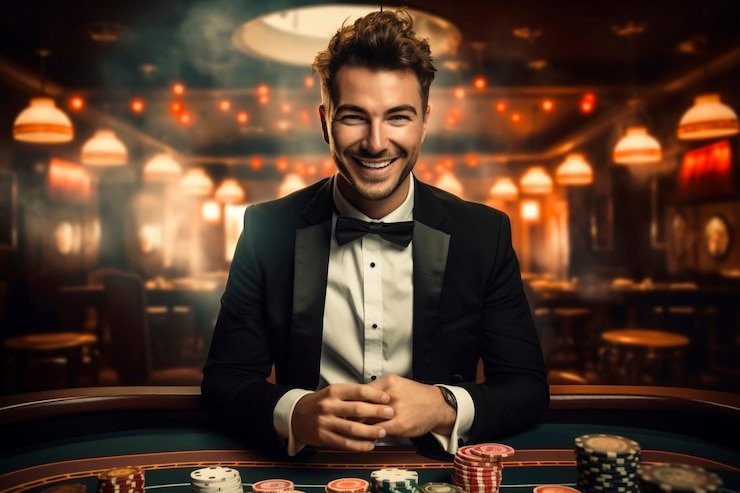 Studio kasino live depo slot dengan host profesional dan peralatan streaming berkualitas tinggi