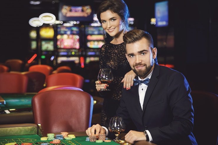 Antarmuka Speed Blackjack dengan timer countdown dan opsi keputusan pemain